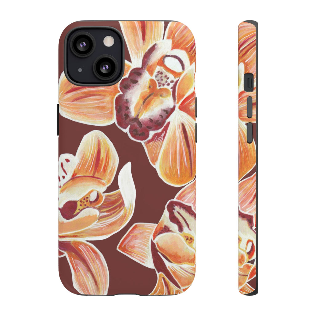 ORANGE ORCHIDS