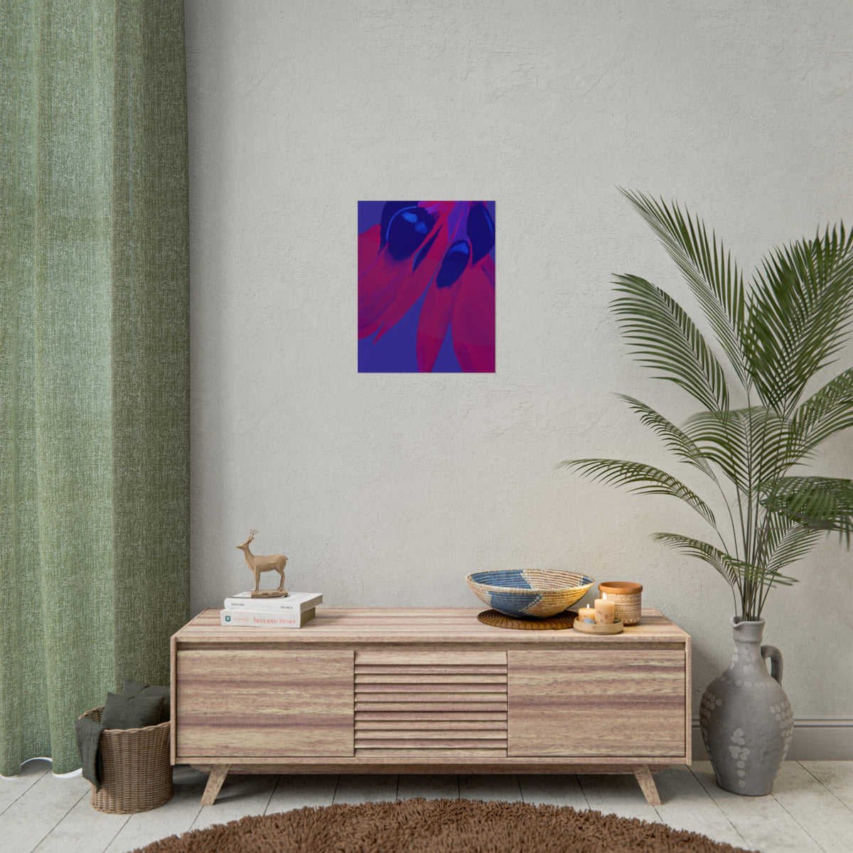 SUNSET DESERT PEA PRINT