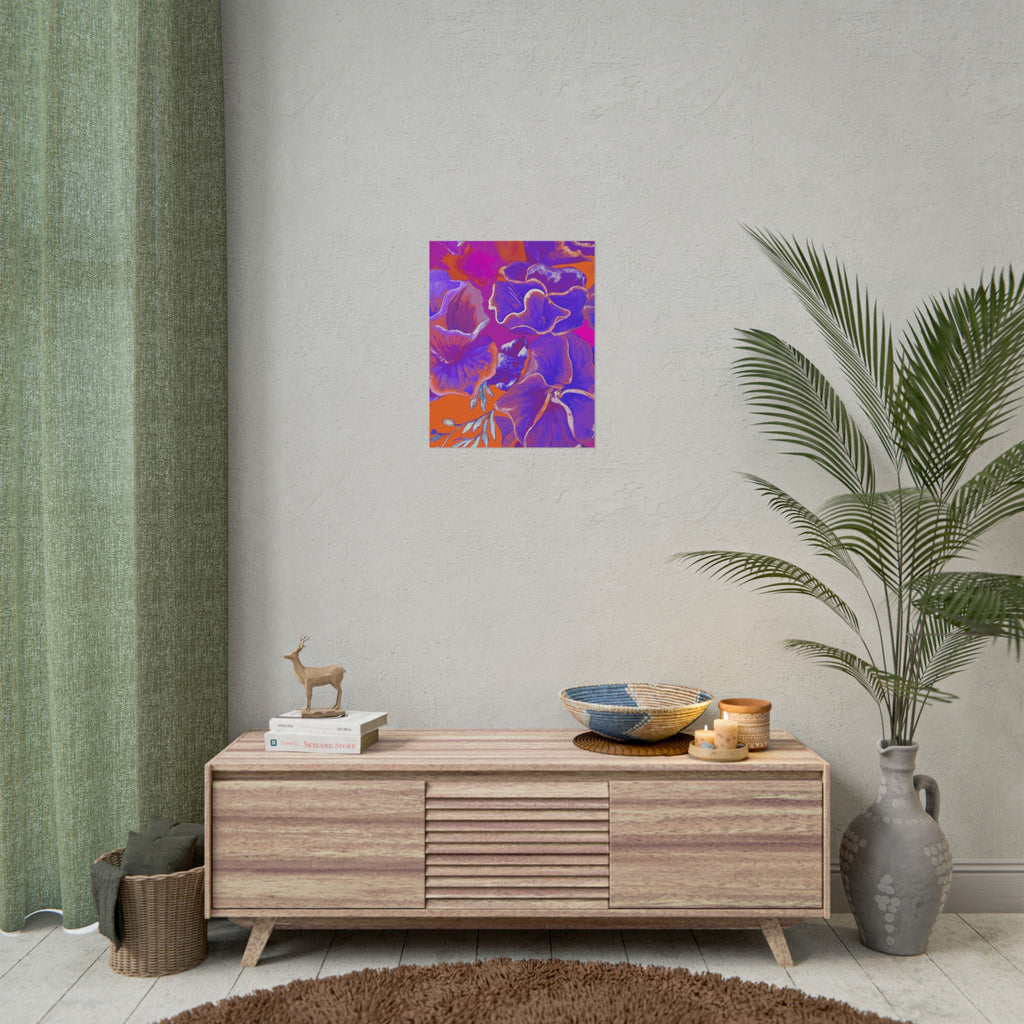SUNSET FLOWERS PRINT
