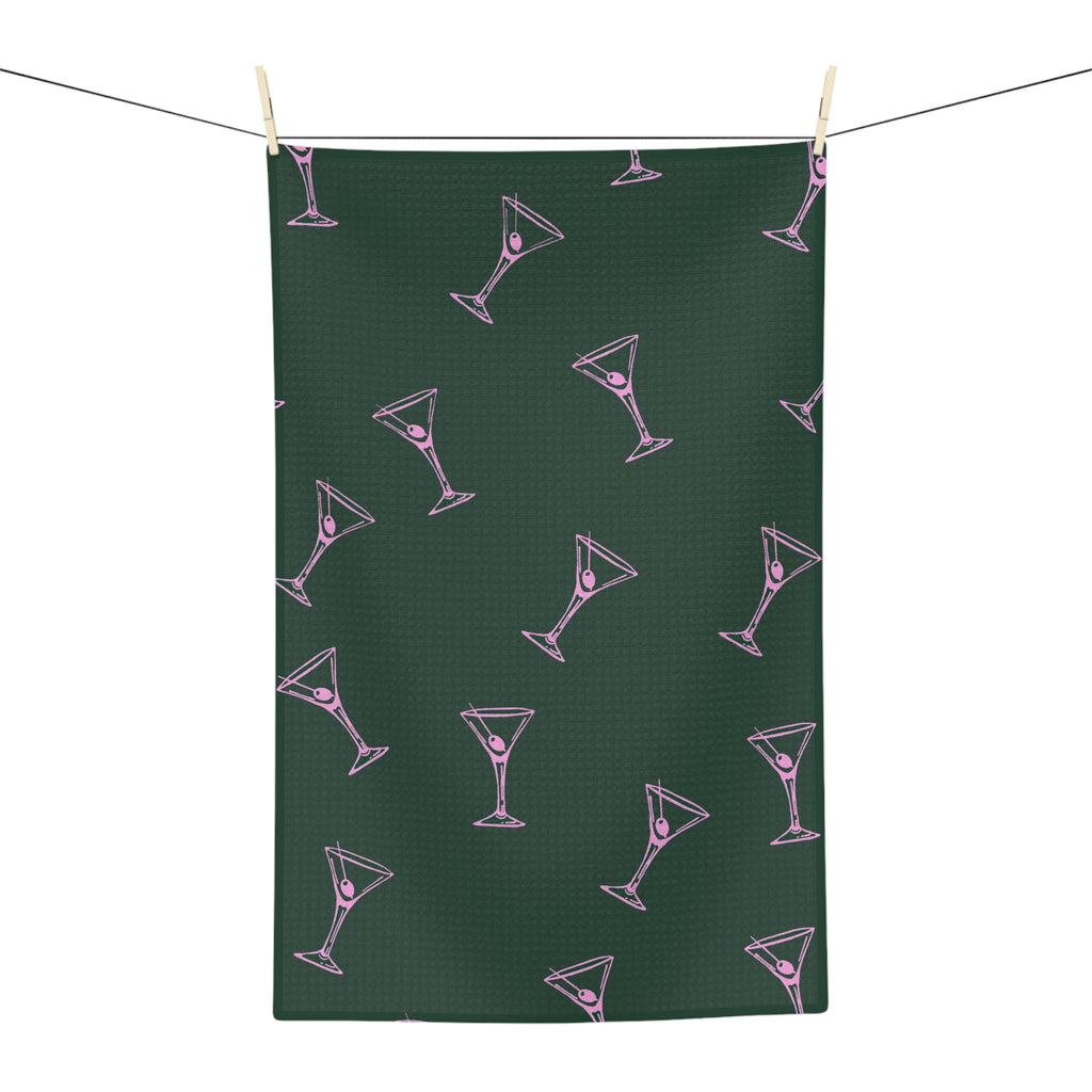 DIRTY MARTINI GREEN TEA TOWEL