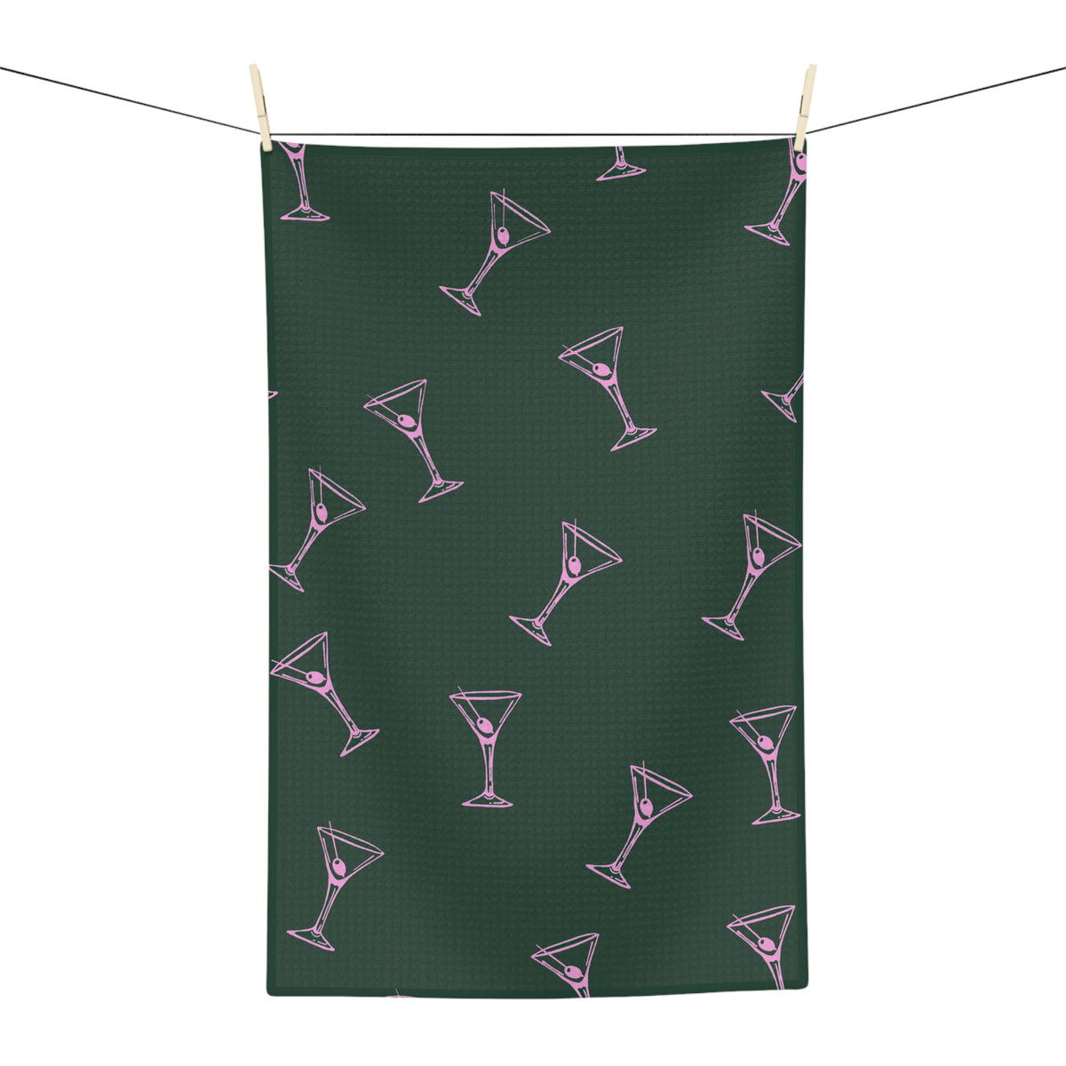 DIRTY MARTINI GREEN TEA TOWEL