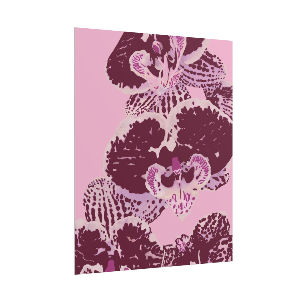 PURPLE ORCHIDS PRINT