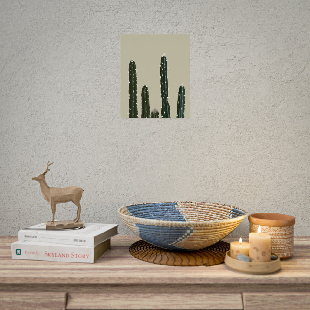 CACTUS CREAM PRINT