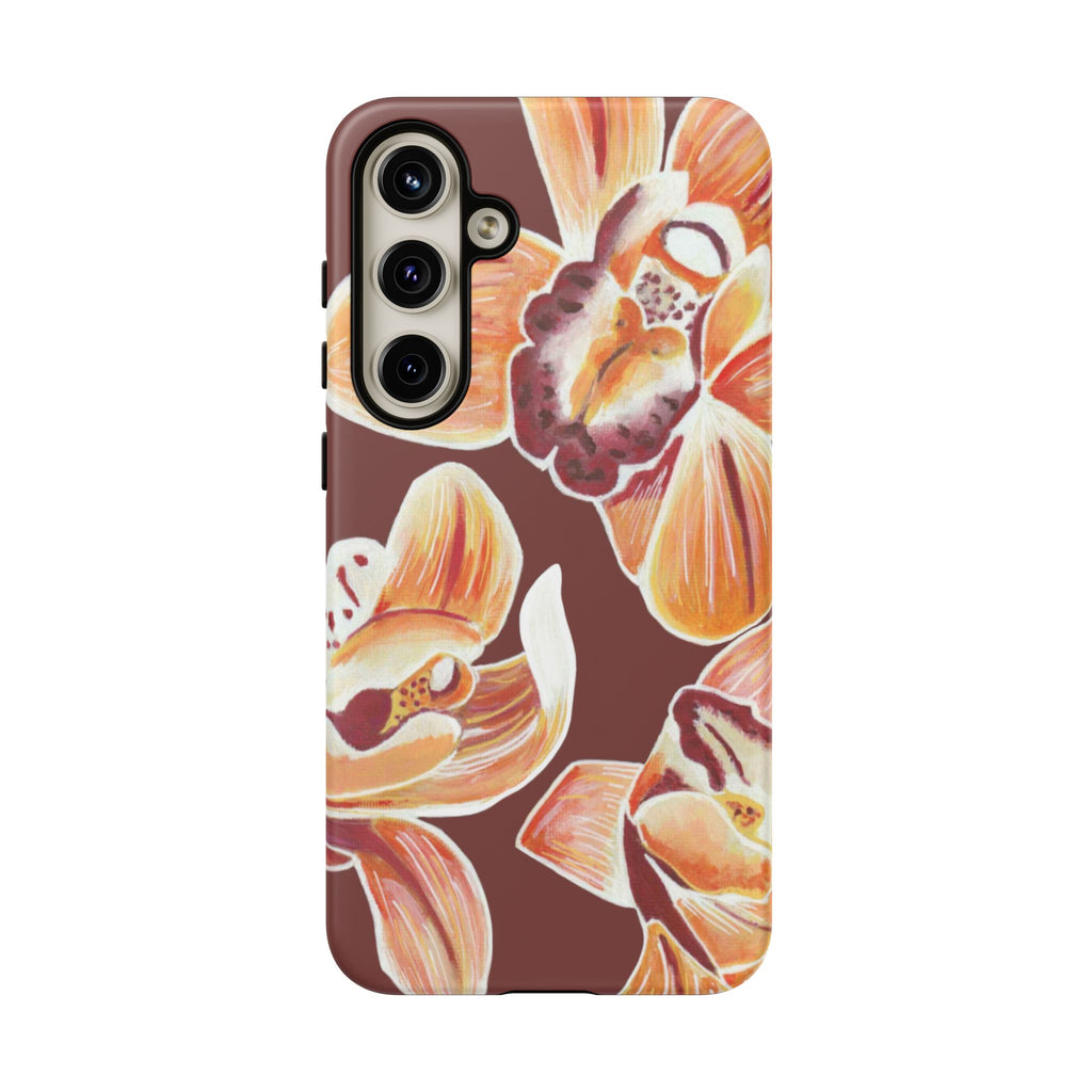 ORANGE ORCHIDS