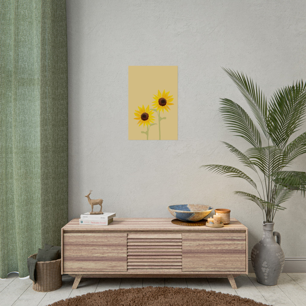 SUNFLOWER PATCH PRINT
