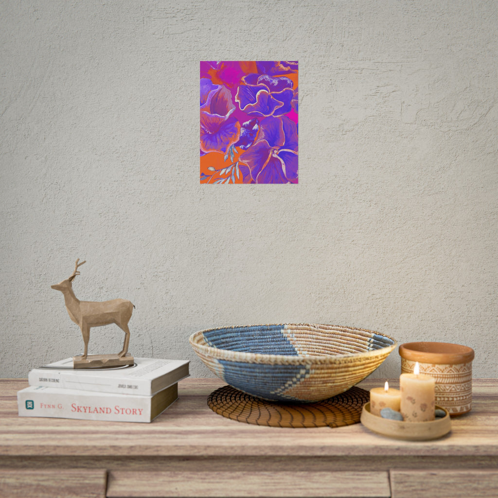 SUNSET FLOWERS PRINT
