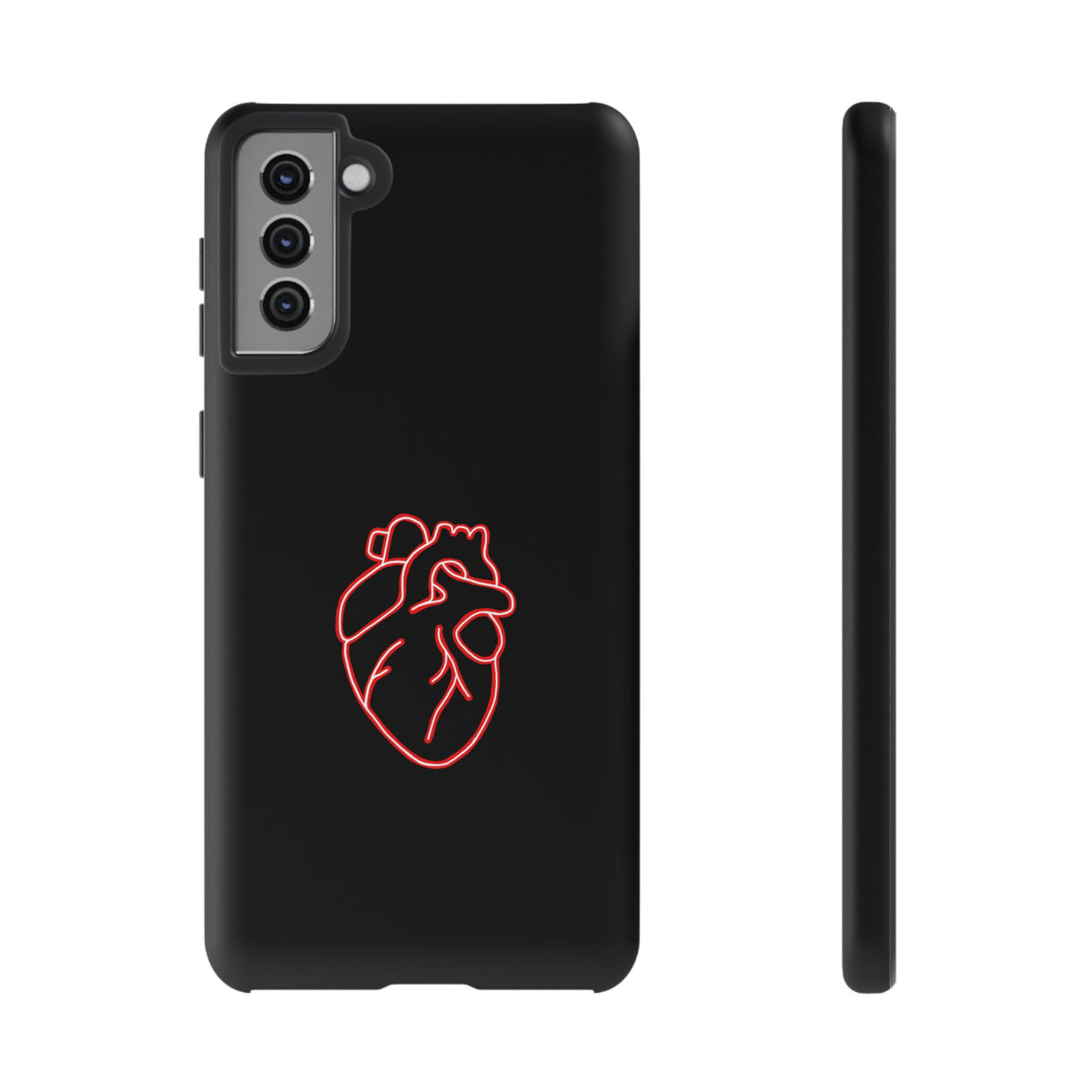 RED NEON HEART