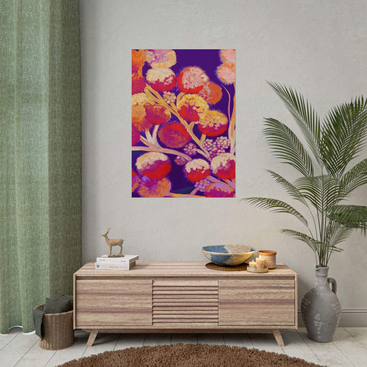 SUNSET FIREWORKS PRINT