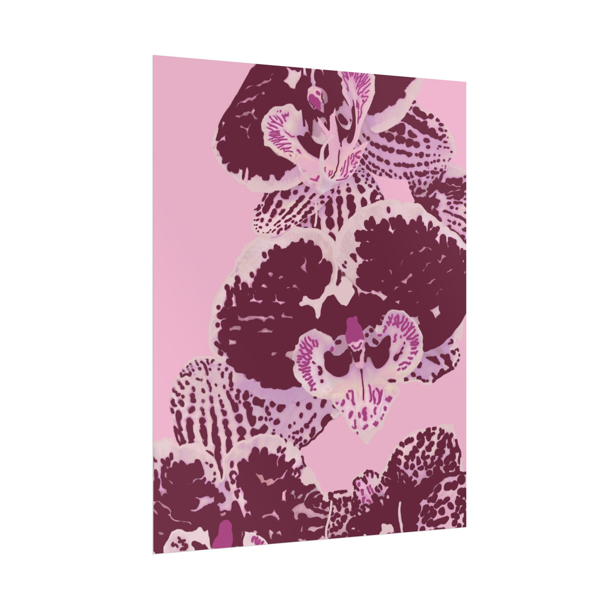 PURPLE ORCHIDS PRINT