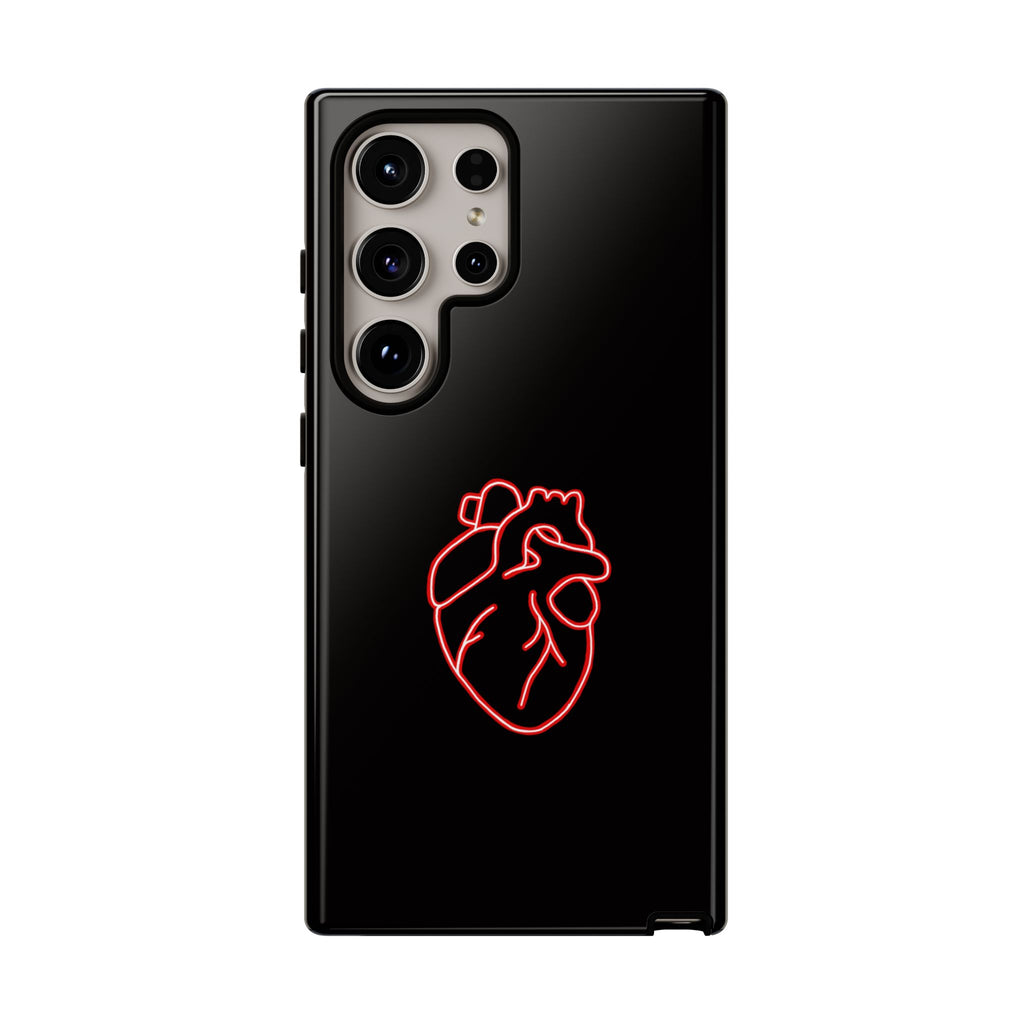 RED NEON HEART