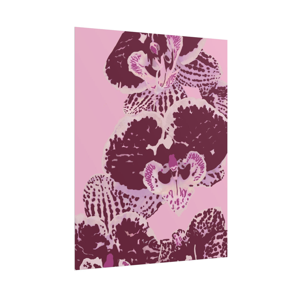 PURPLE ORCHIDS PRINT