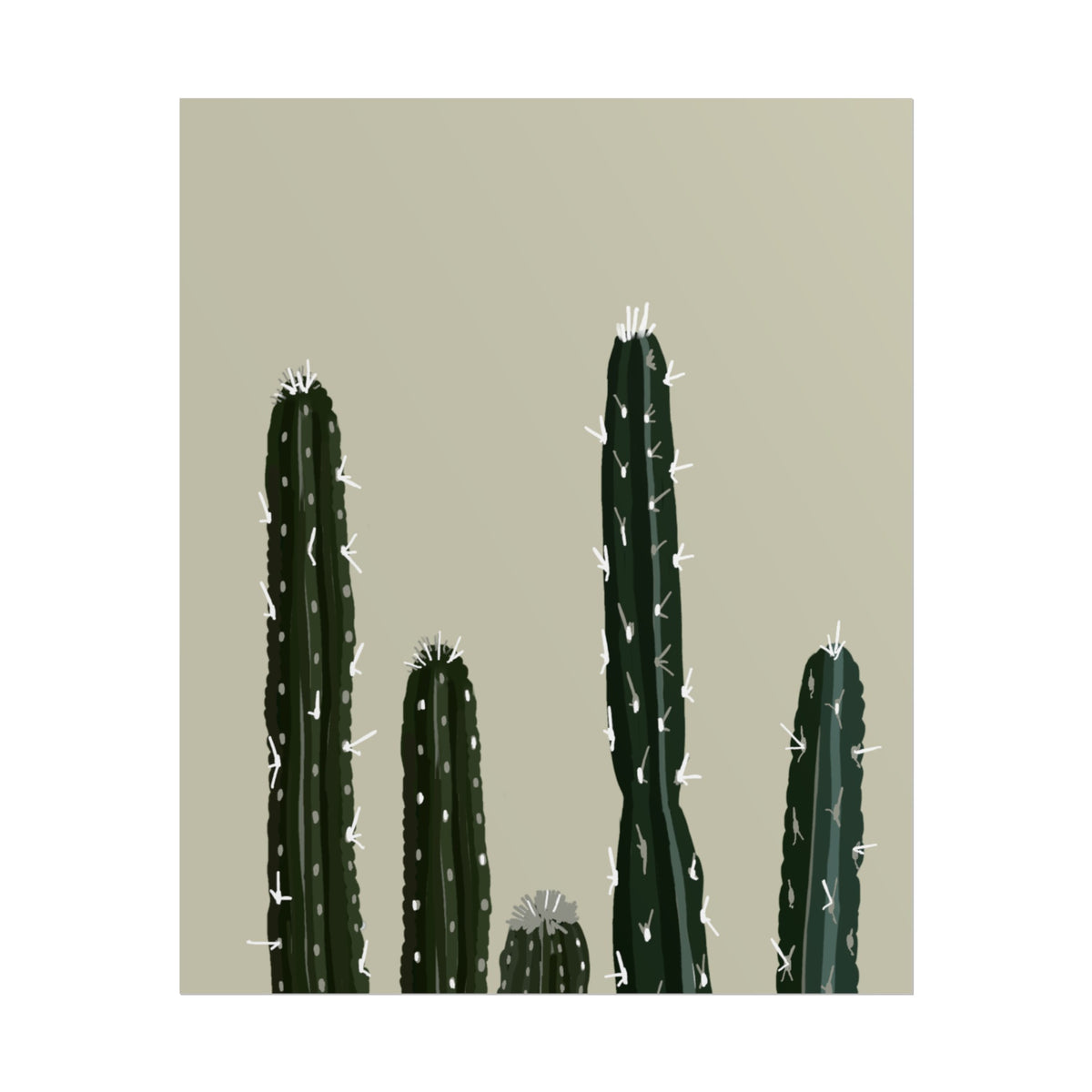 CACTUS CREAM PRINT