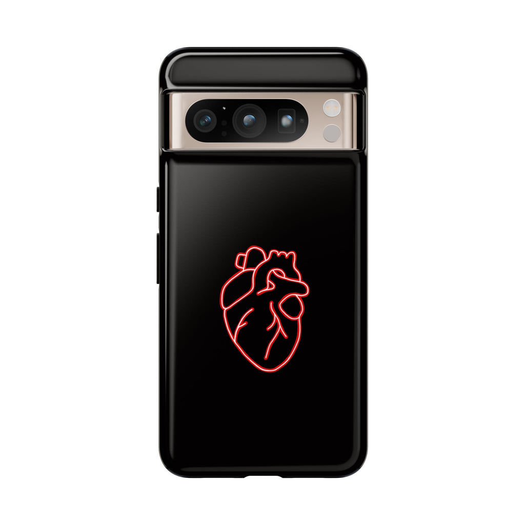 RED NEON HEART