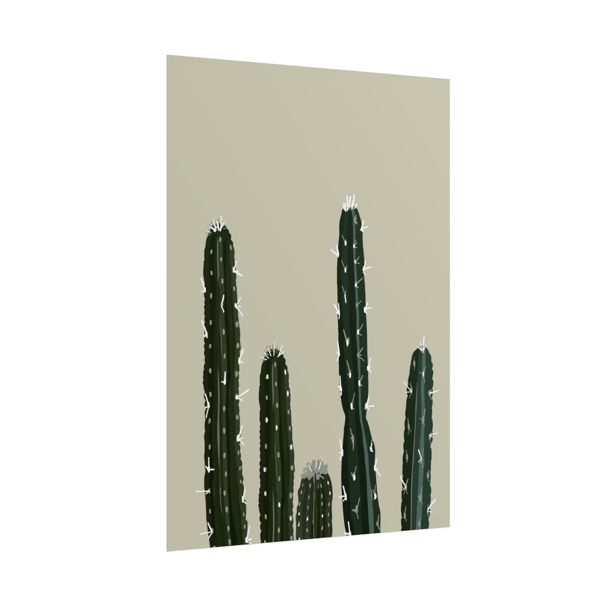 CACTUS CREAM PRINT