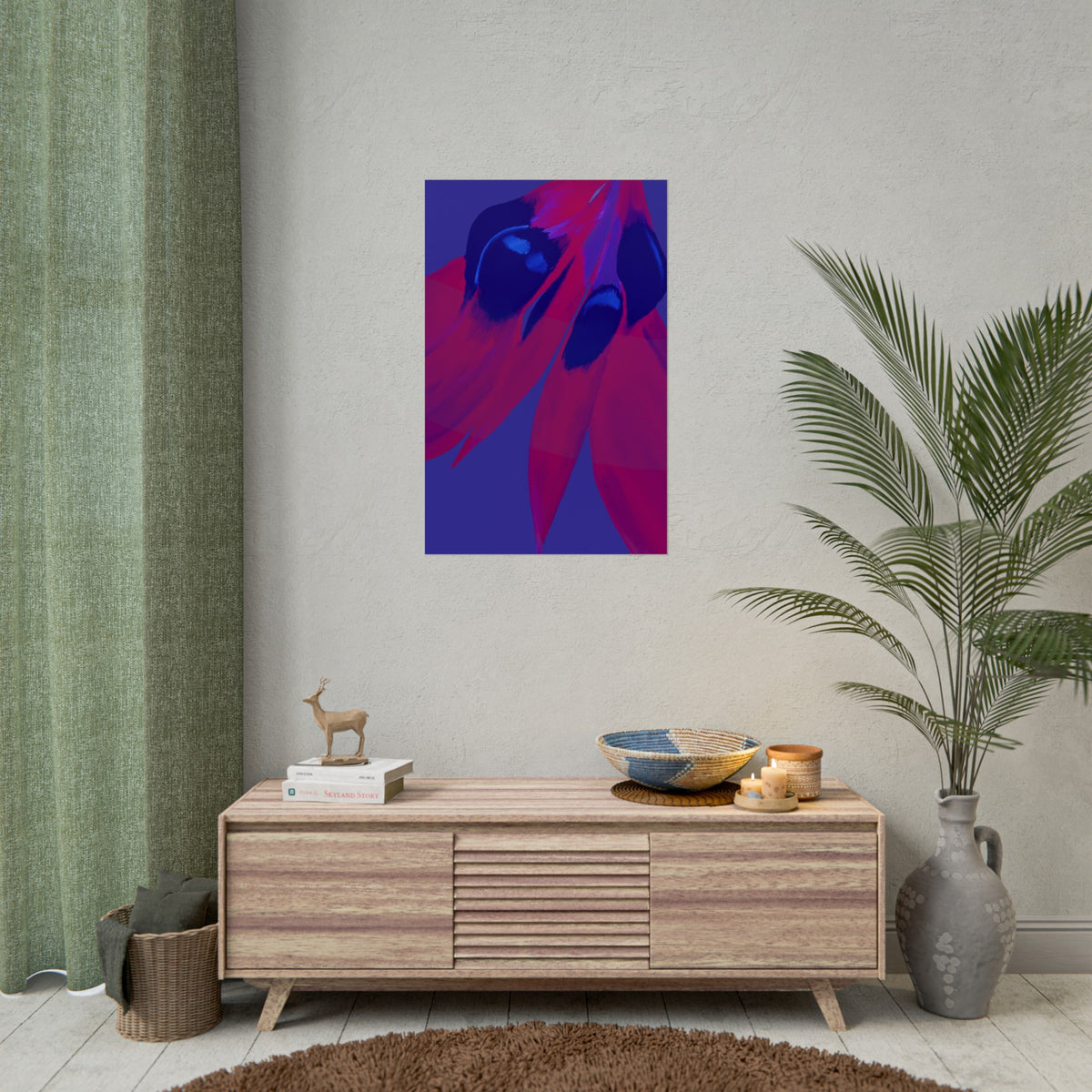 SUNSET DESERT PEA PRINT