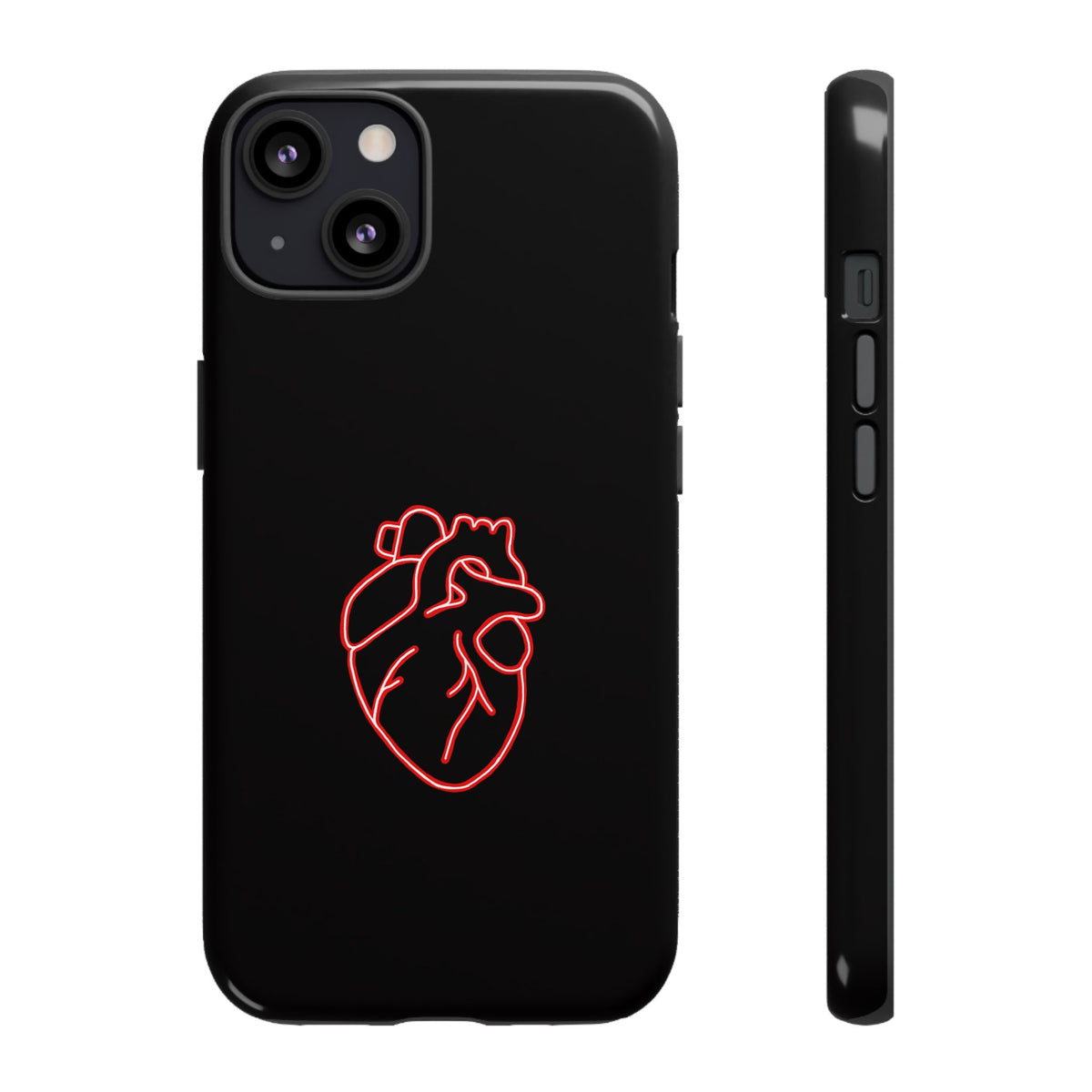 RED NEON HEART