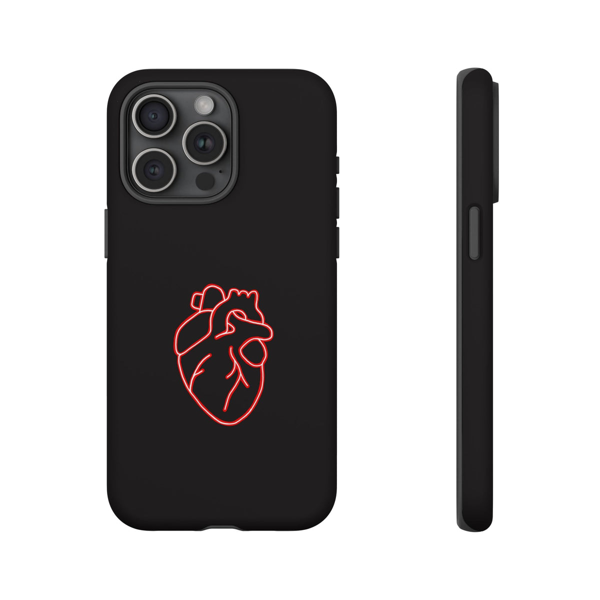RED NEON HEART