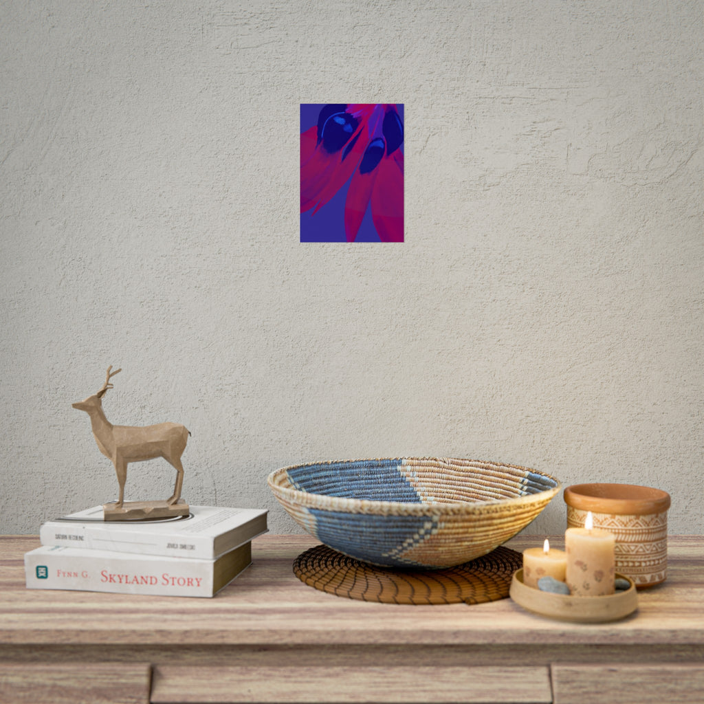 SUNSET DESERT PEA PRINT