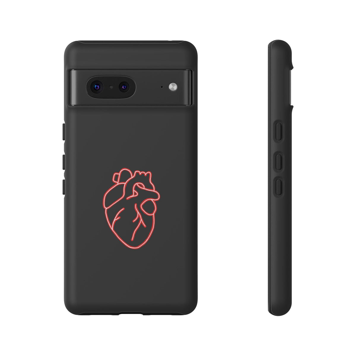 RED NEON HEART