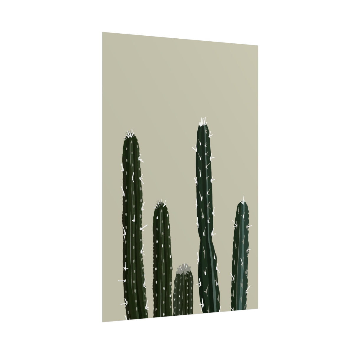 CACTUS CREAM PRINT