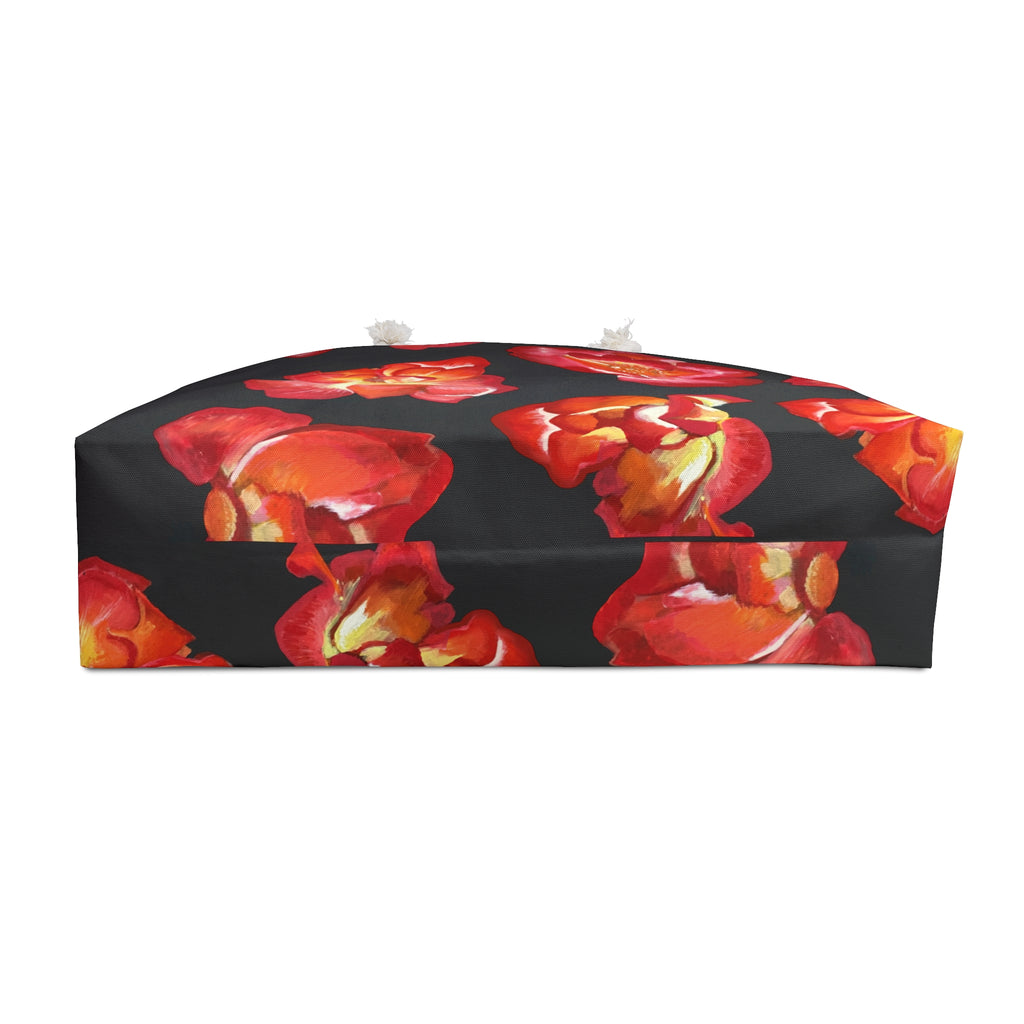 RED FLOWERS BAG