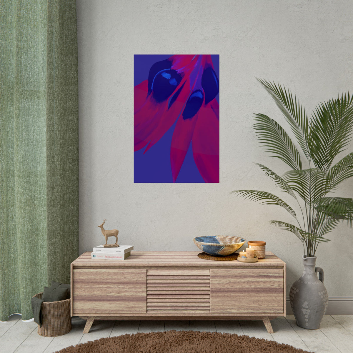 SUNSET DESERT PEA PRINT
