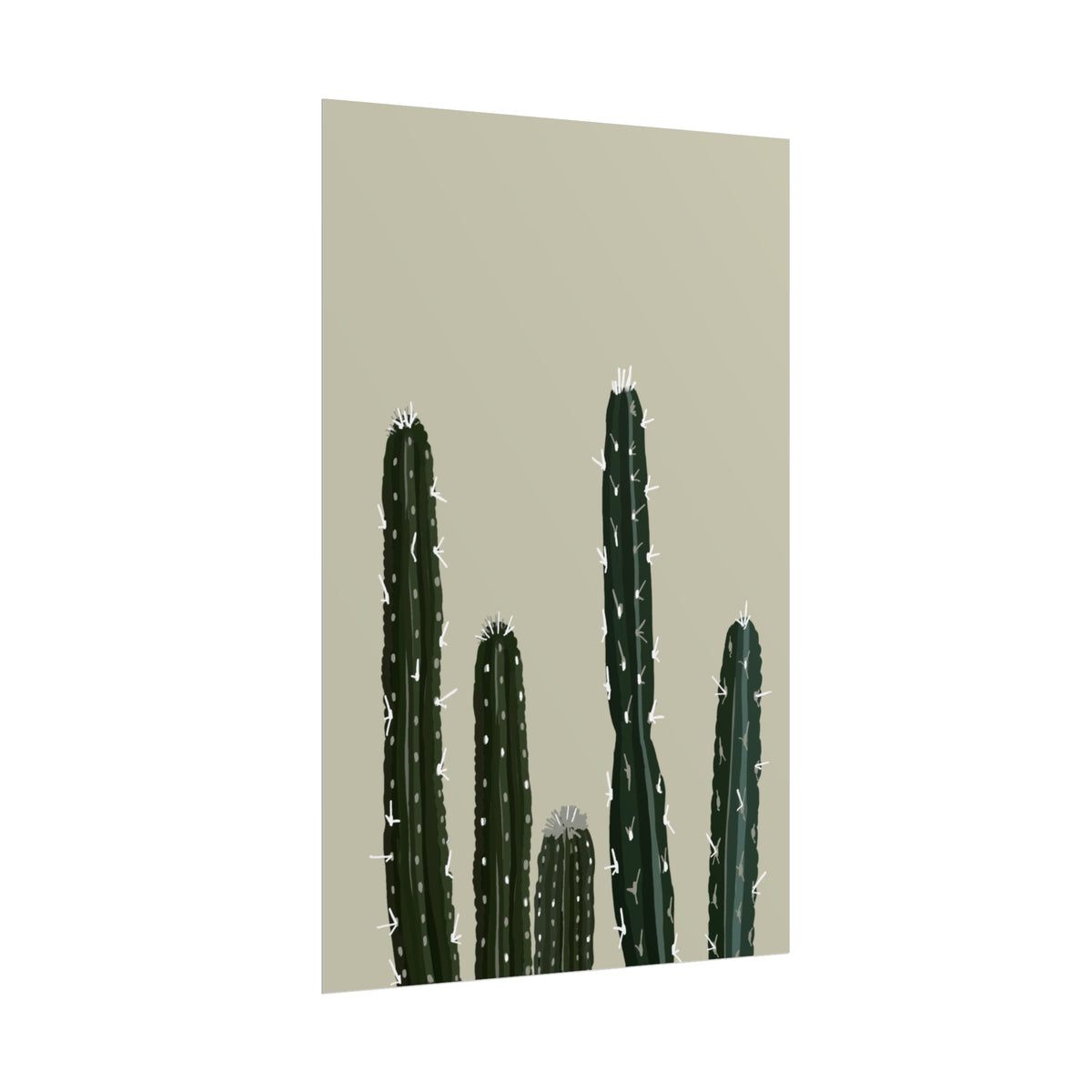 CACTUS CREAM PRINT