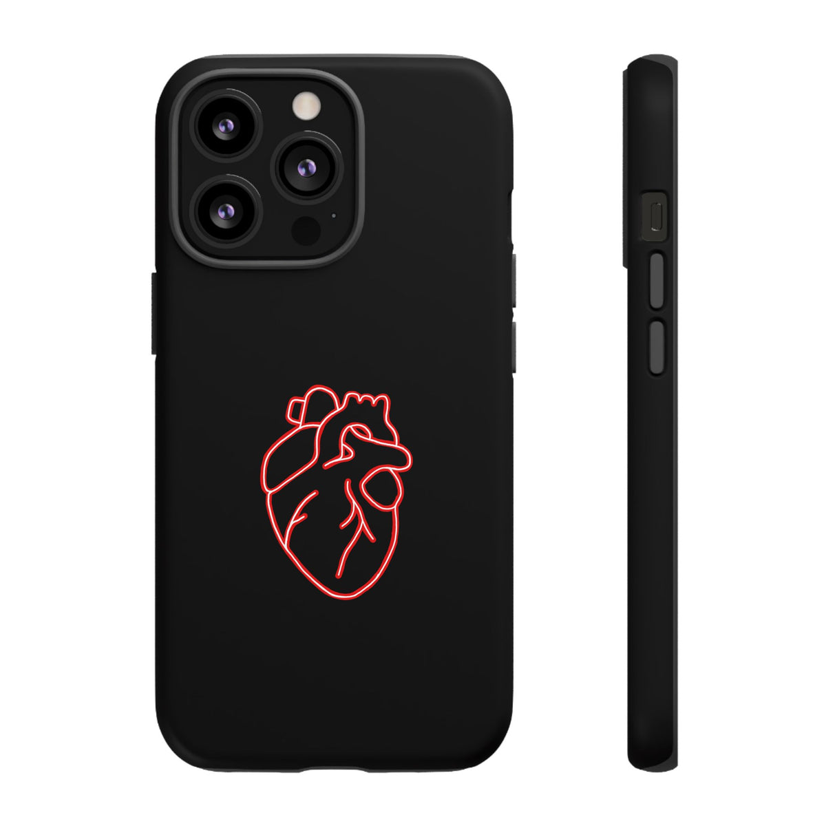 RED NEON HEART