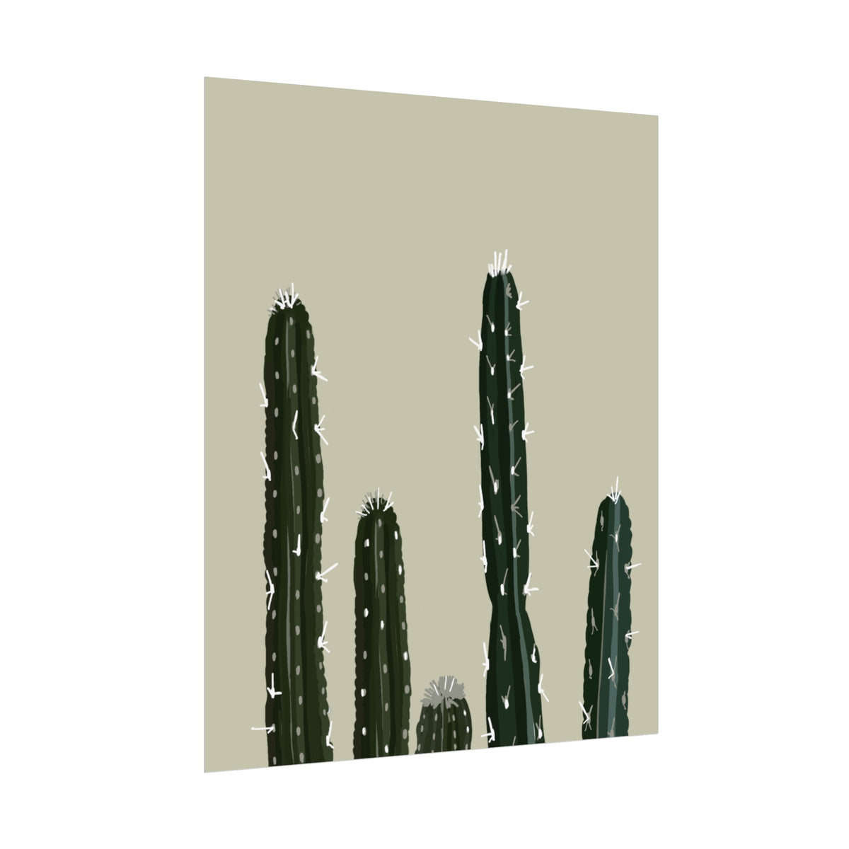 CACTUS CREAM PRINT