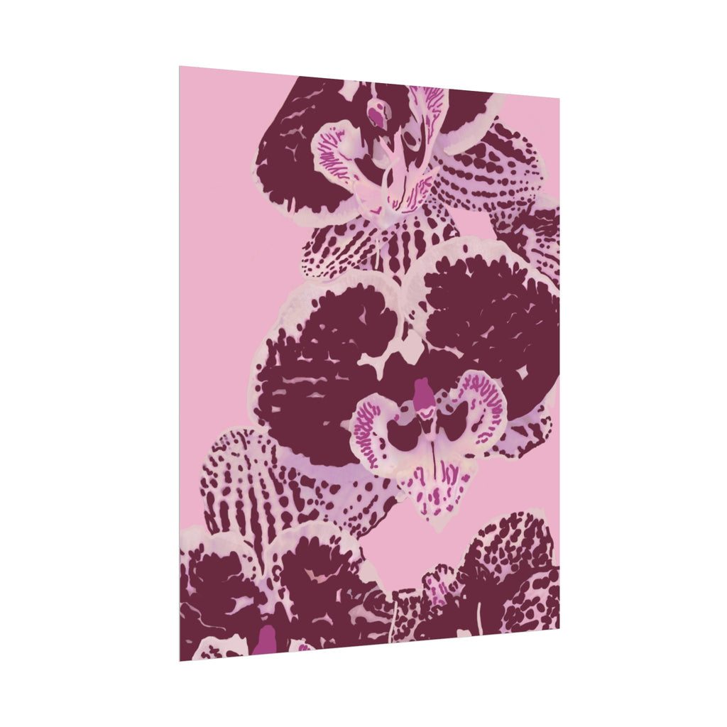 PURPLE ORCHIDS PRINT