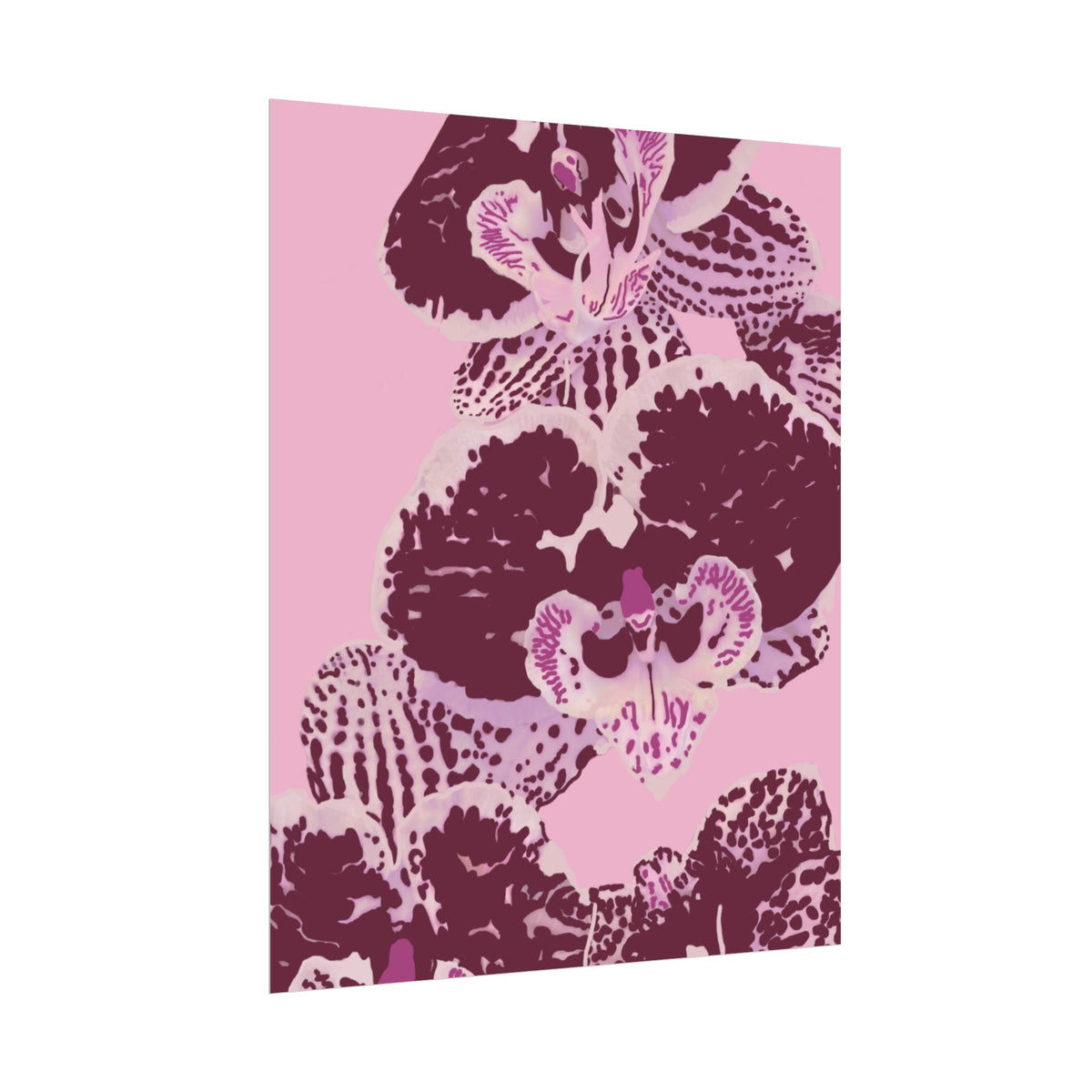 PURPLE ORCHIDS PRINT