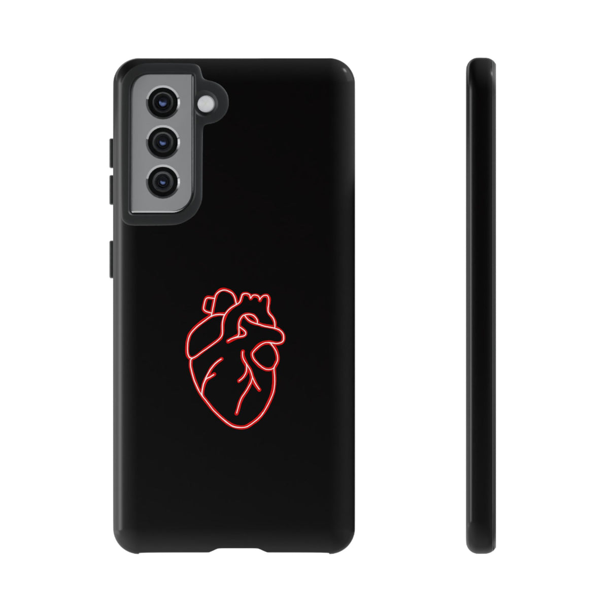 RED NEON HEART