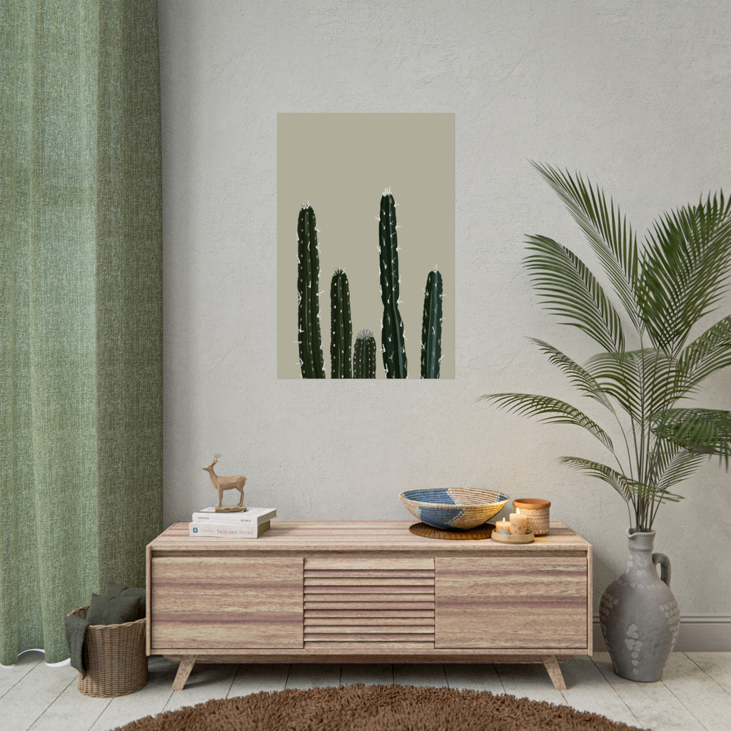 CACTUS CREAM PRINT