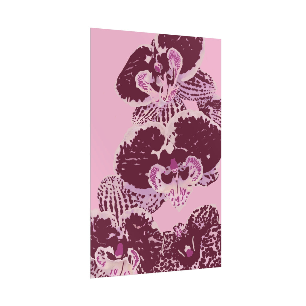 PURPLE ORCHIDS PRINT