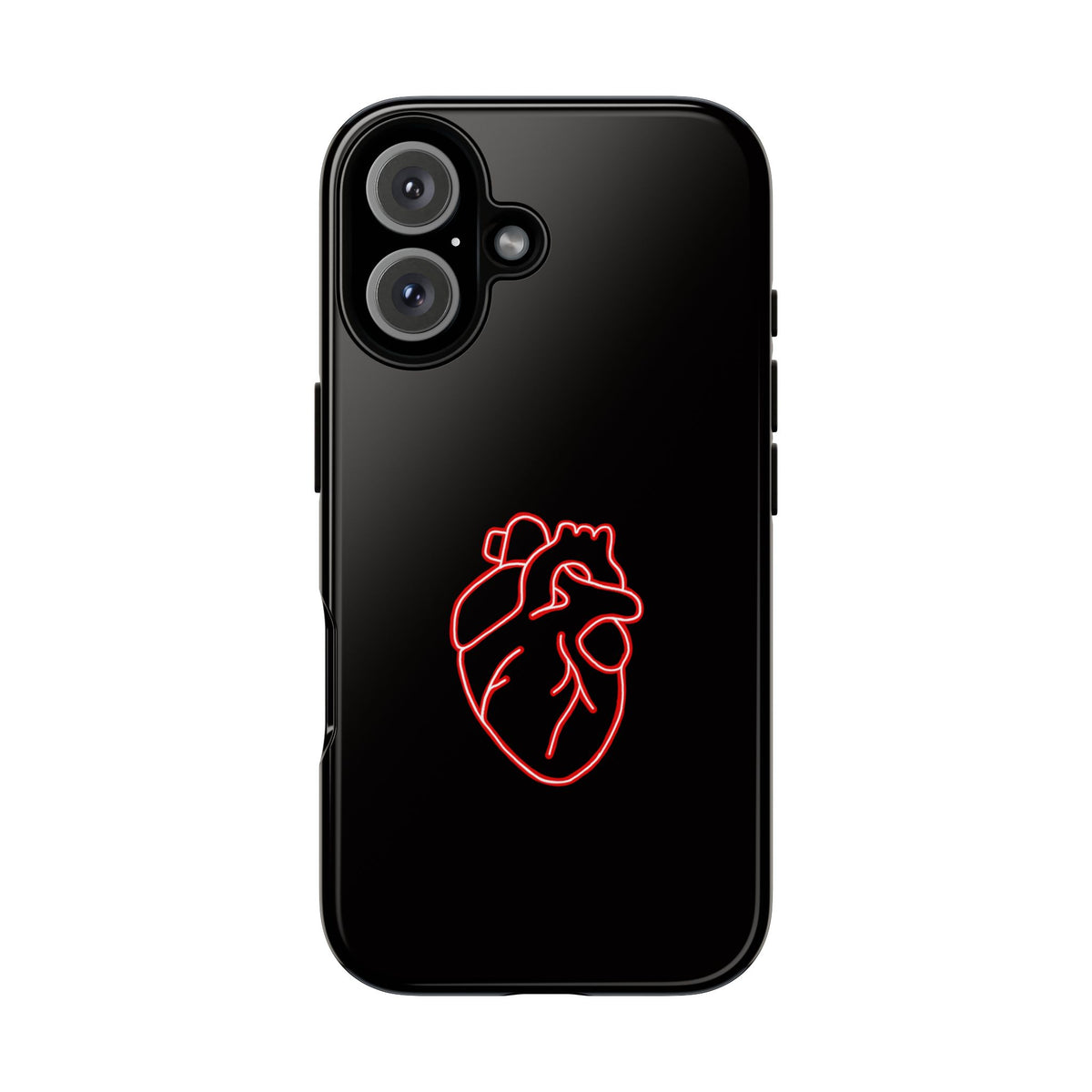 RED NEON HEART