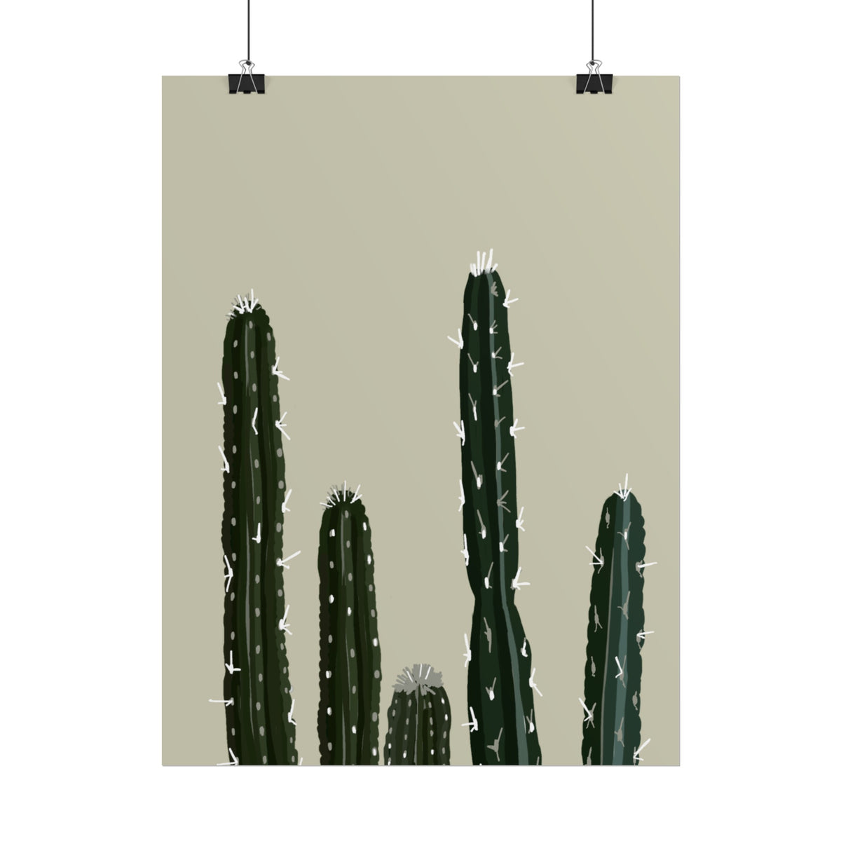 CACTUS CREAM PRINT
