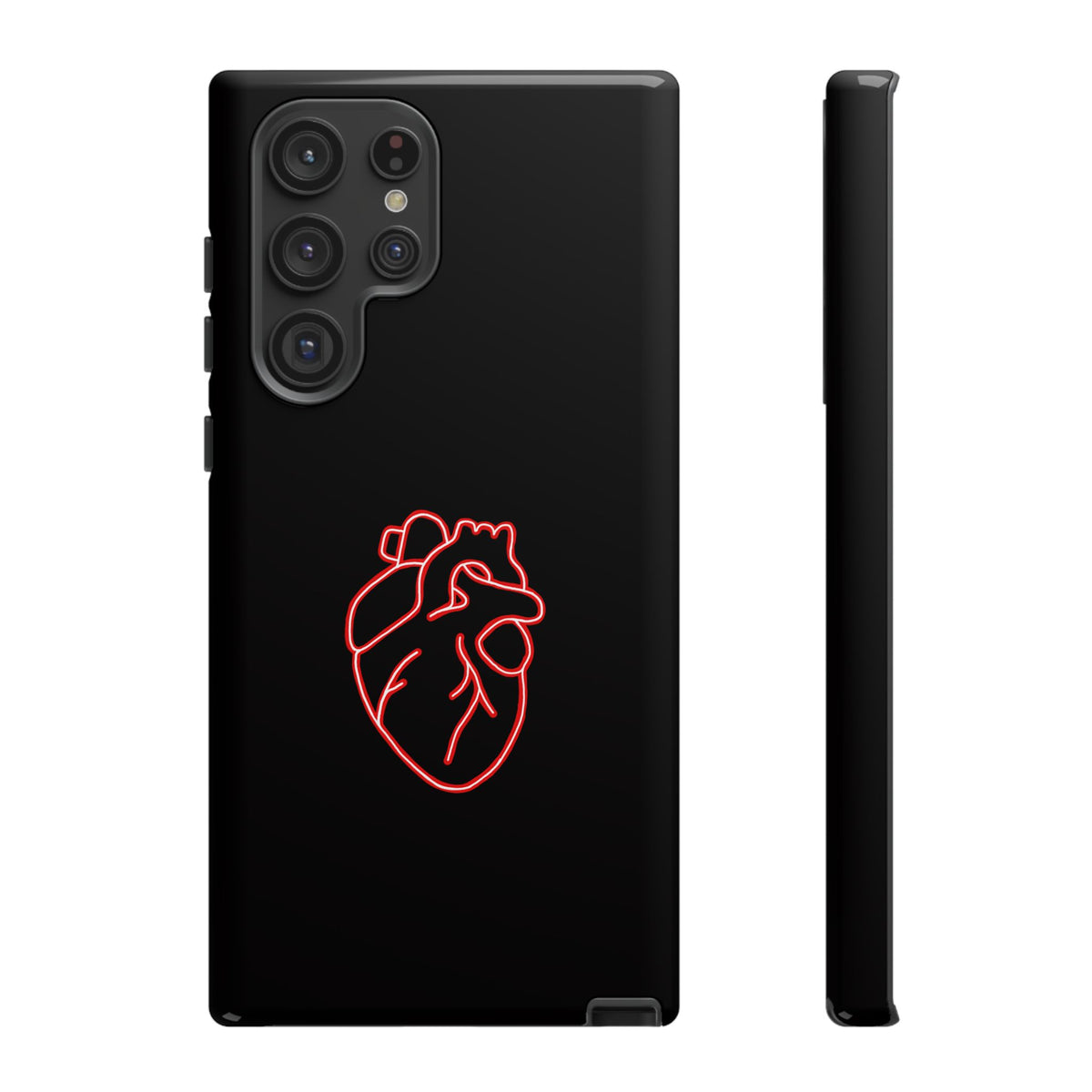 RED NEON HEART
