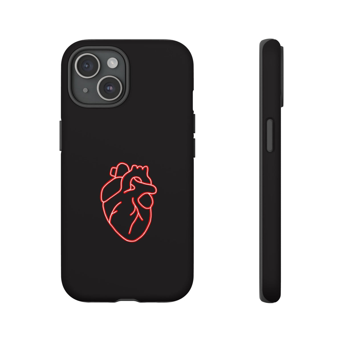 RED NEON HEART