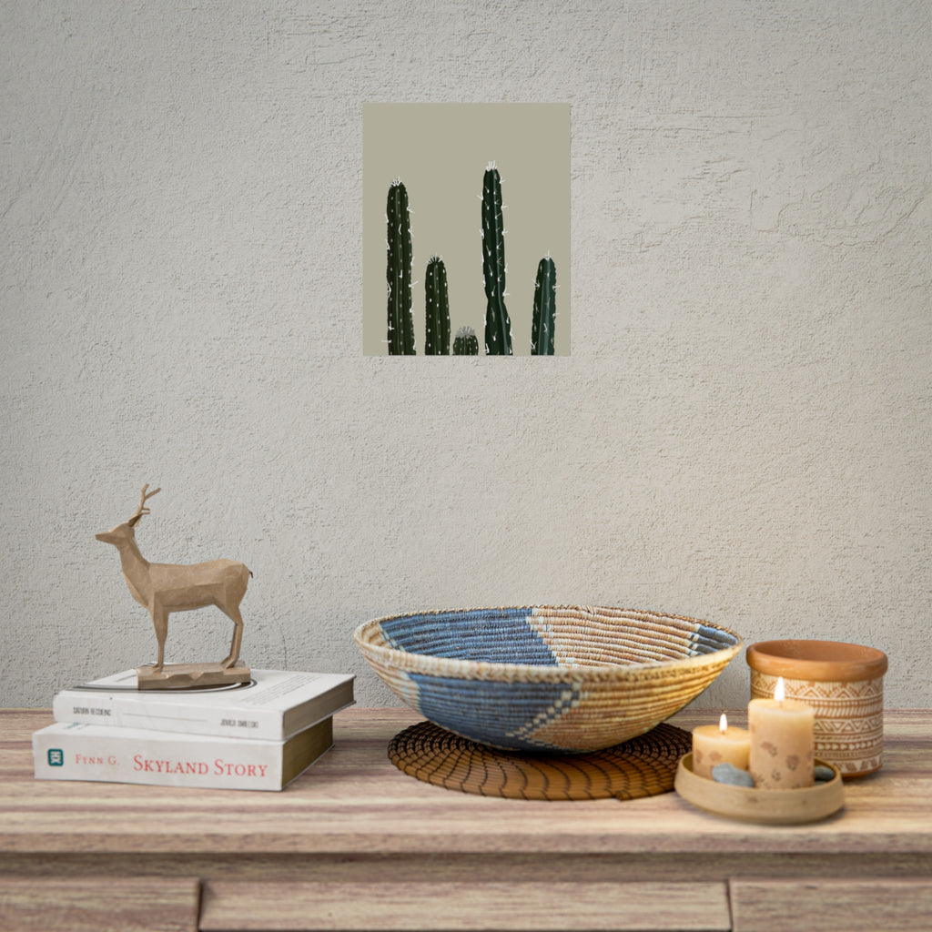 CACTUS CREAM PRINT