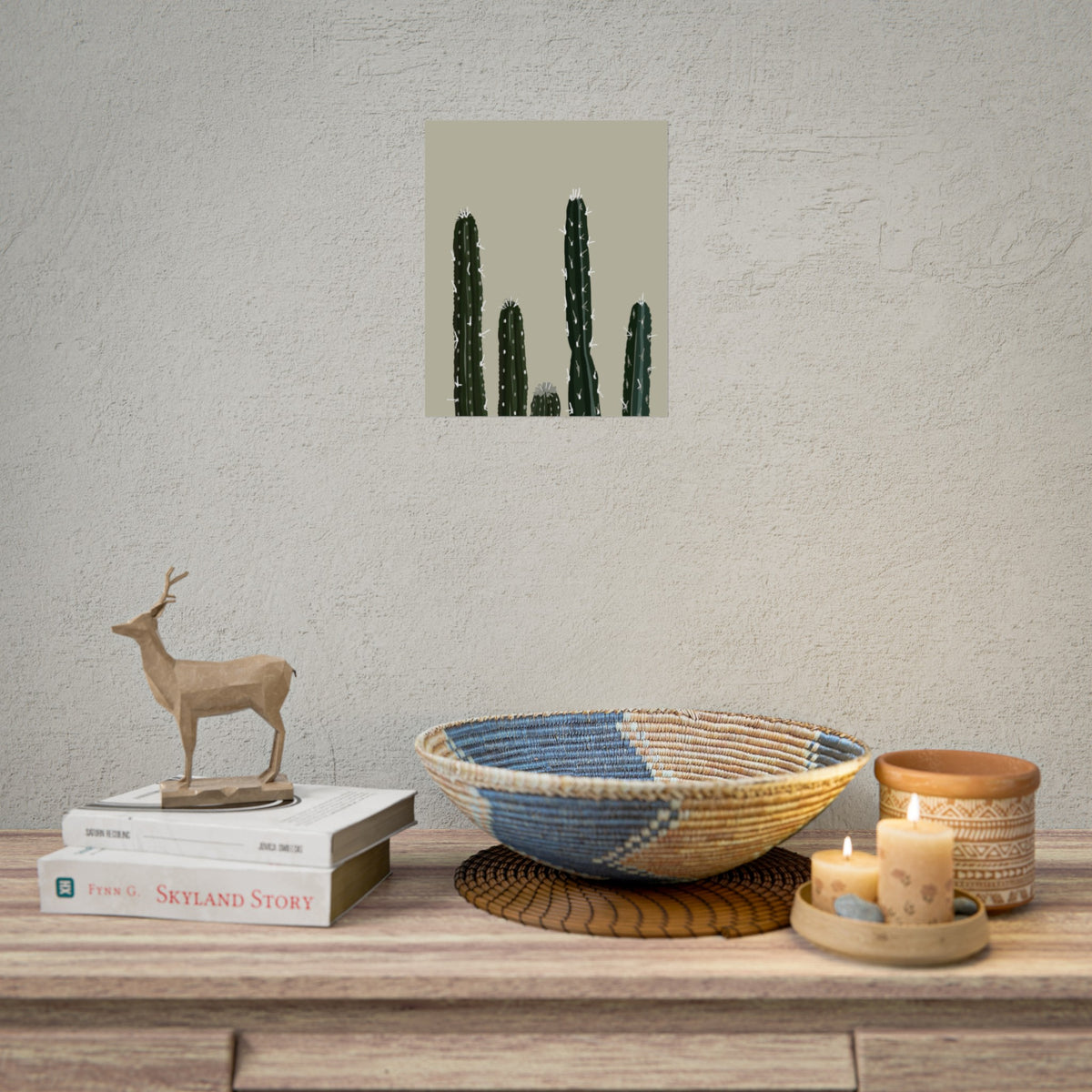 CACTUS CREAM PRINT