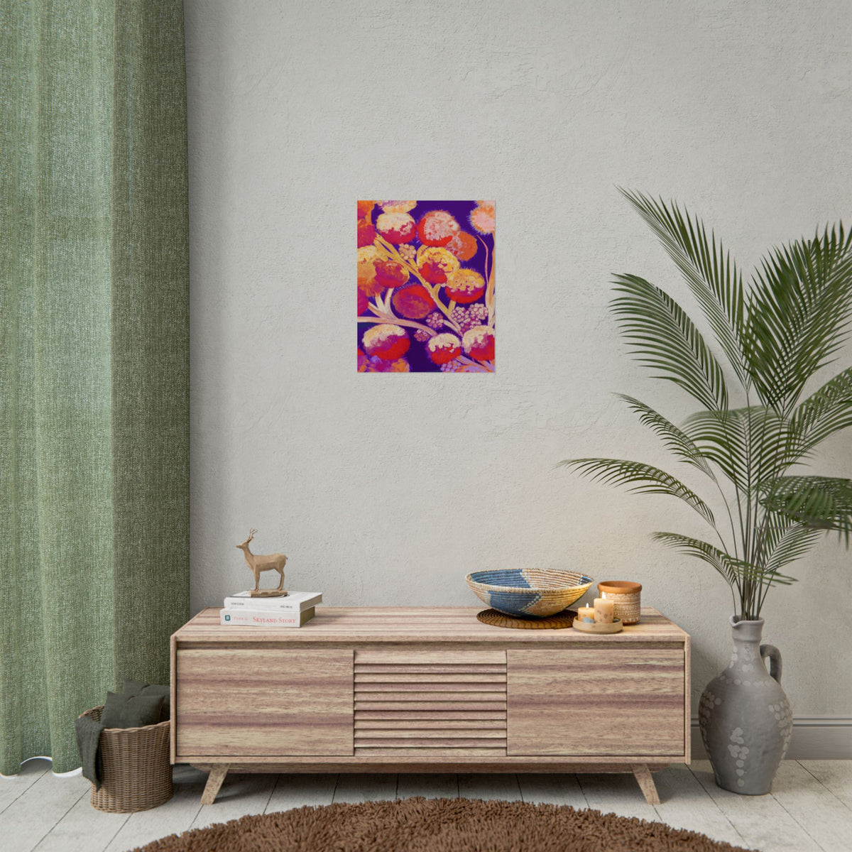 SUNSET FIREWORKS PRINT
