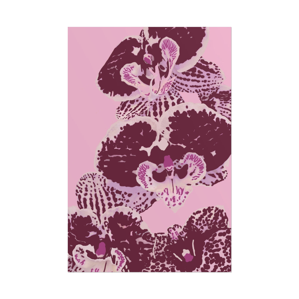 PURPLE ORCHIDS PRINT