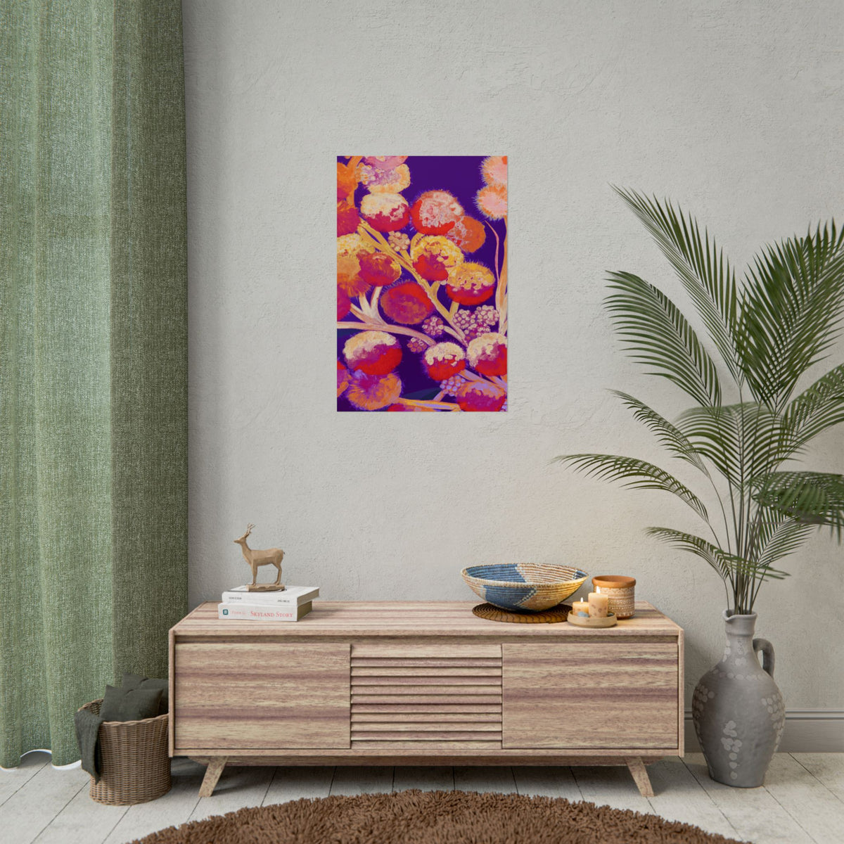 SUNSET FIREWORKS PRINT