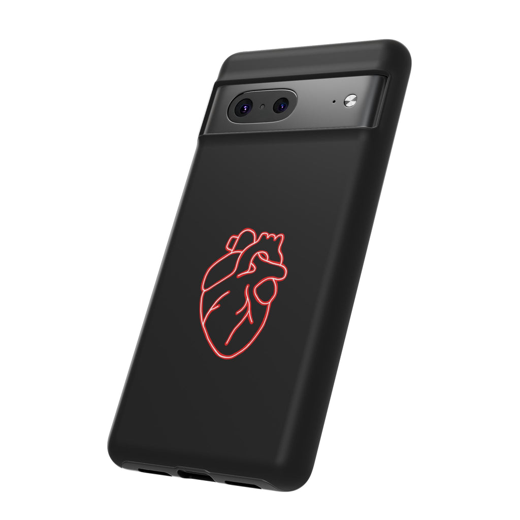 RED NEON HEART