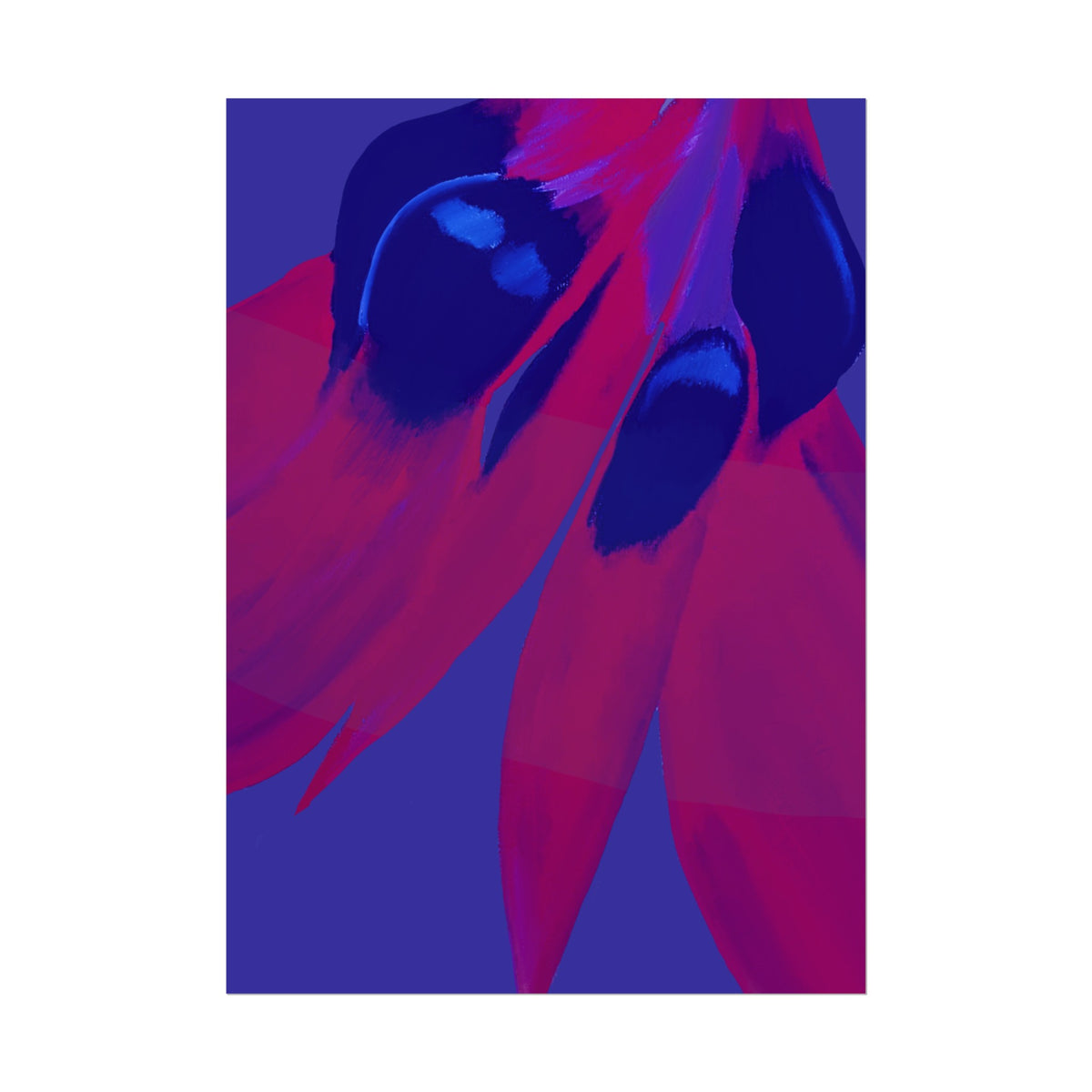 SUNSET DESERT PEA PRINT