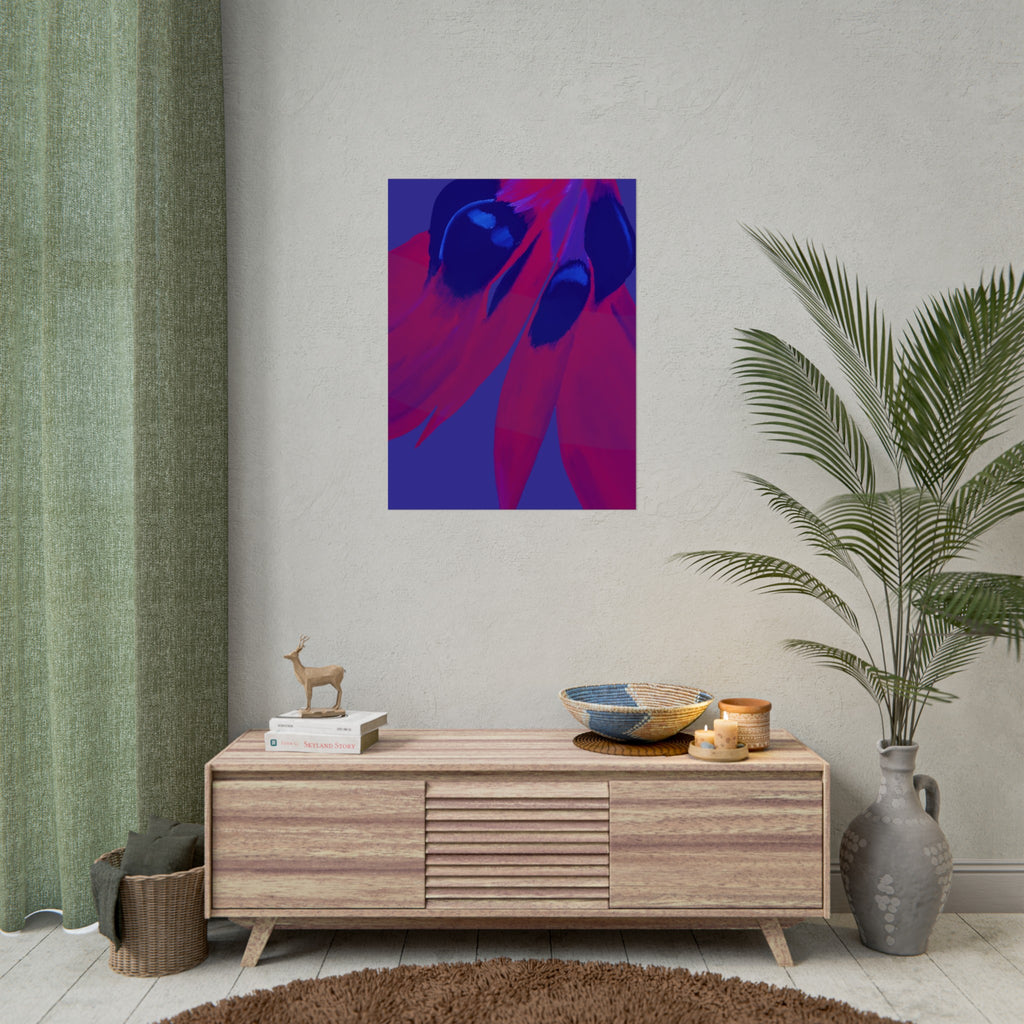SUNSET DESERT PEA PRINT
