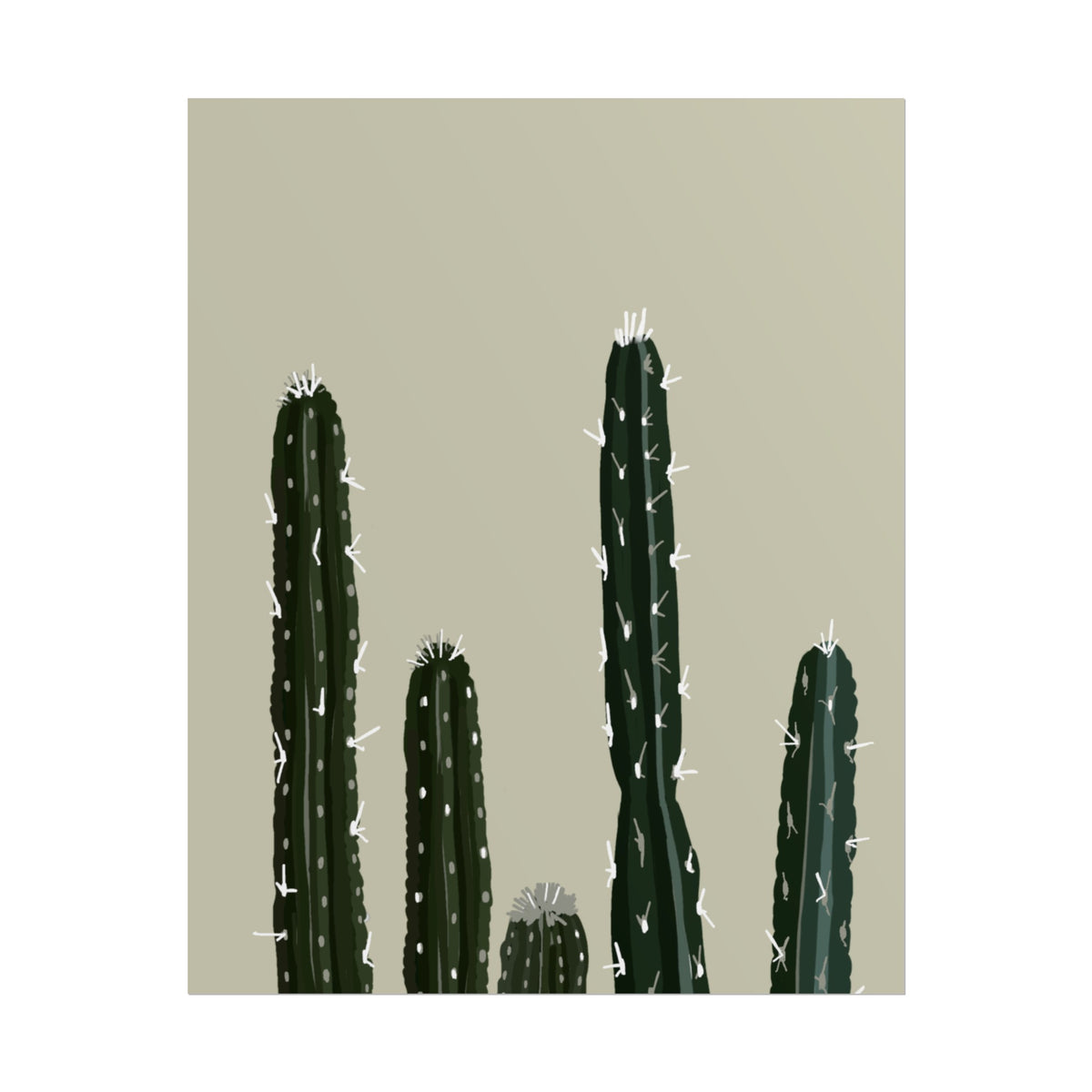 CACTUS CREAM PRINT
