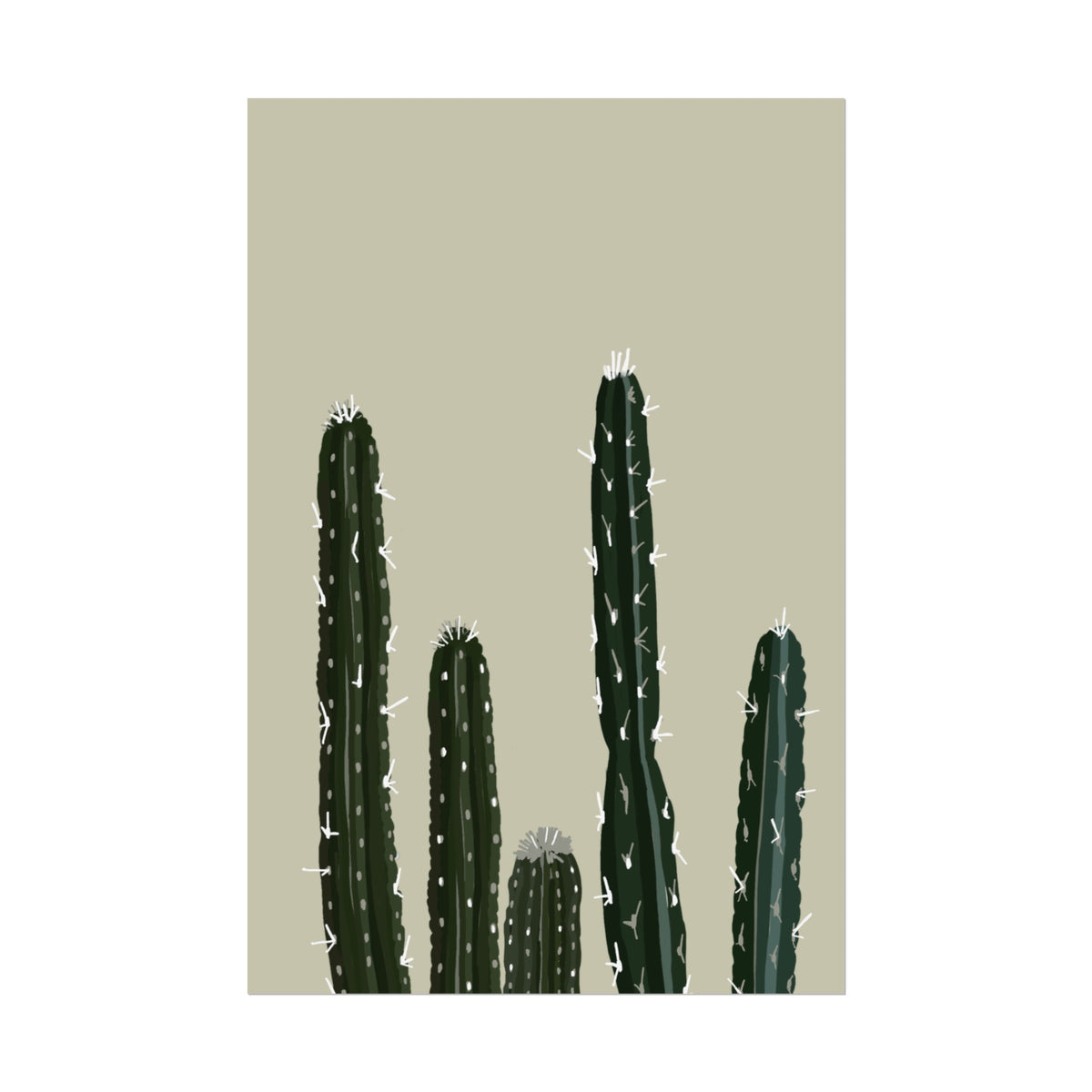 CACTUS CREAM PRINT