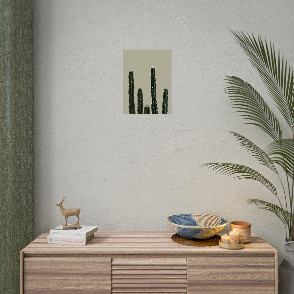 CACTUS CREAM PRINT