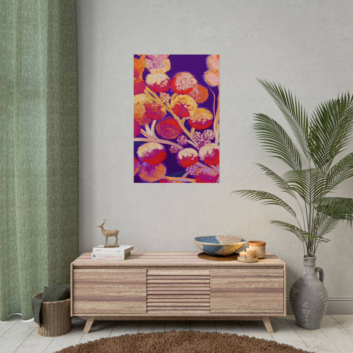 SUNSET FIREWORKS PRINT